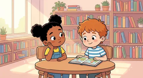 El secreto silencioso de Max en la biblioteca