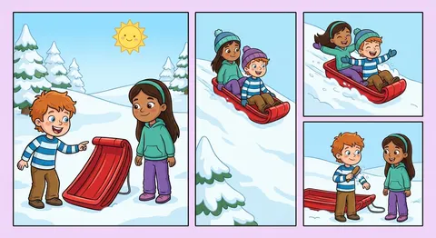 Max and the Glitter Sled